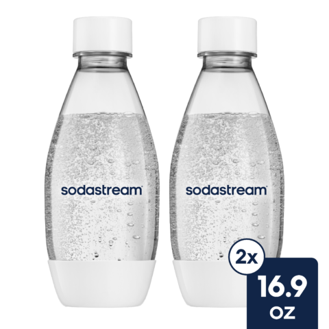 SodaStream Sodastream Slim Sparkling Water Bottle Twin Pack White 16.9 oz