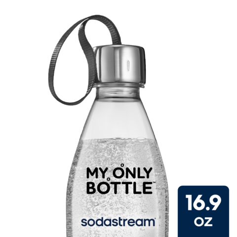 SodaStream Sodastream My Only Bottle Loop Cap Black 16.9 oz