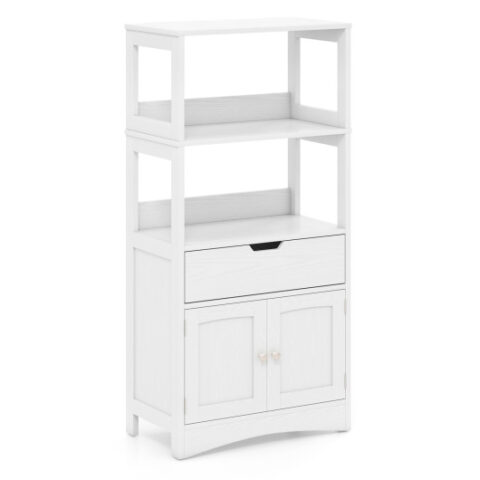 Bathroom Storage Cabinet with Drawer and Shelf Floor Cabinet