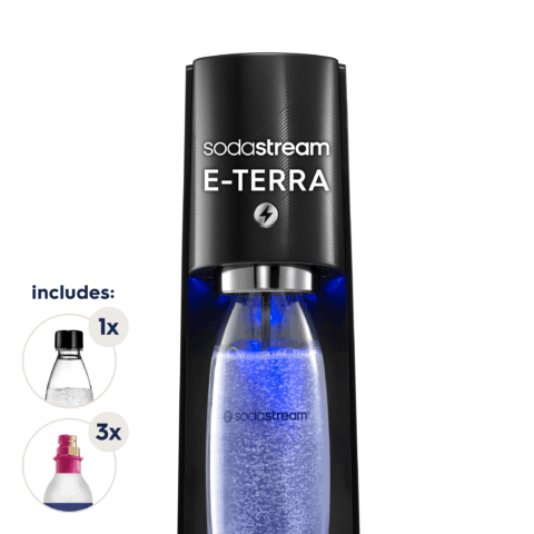 SodaStream E-TERRA Black / Smart Exchange Bundle