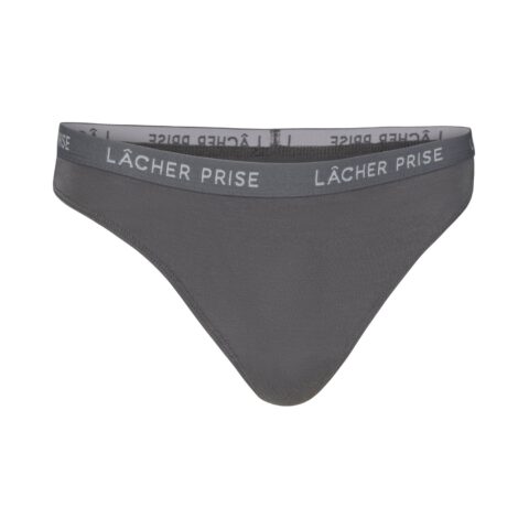 Lâcher Prise – Nimbus Grey Thong For Women | Size: XL | Color: Grey