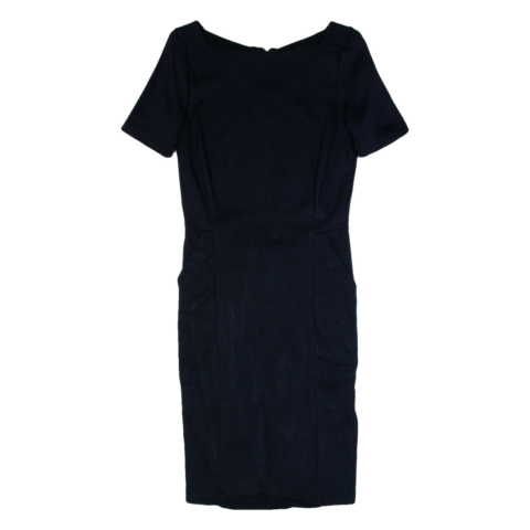 COS Womens Bodycon Dress Blue Short Sleeve Knee Length S