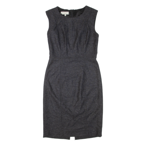 HOBBS LONDON Womens Pencil Dress Grey Sleeveless Knee Length UK 10