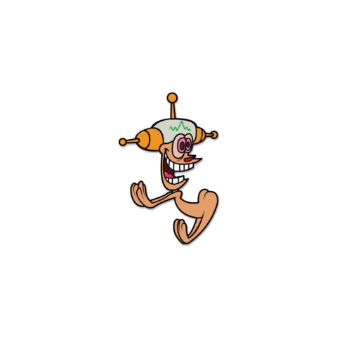 Ren & Stimpy 2″ Enamel Pins by Kidrobot