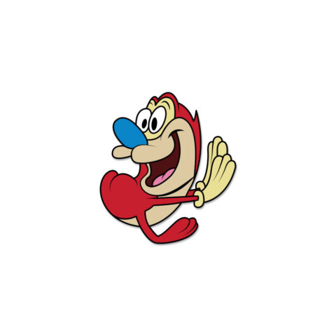 Ren & Stimpy 2″ Enamel Pins by Kidrobot