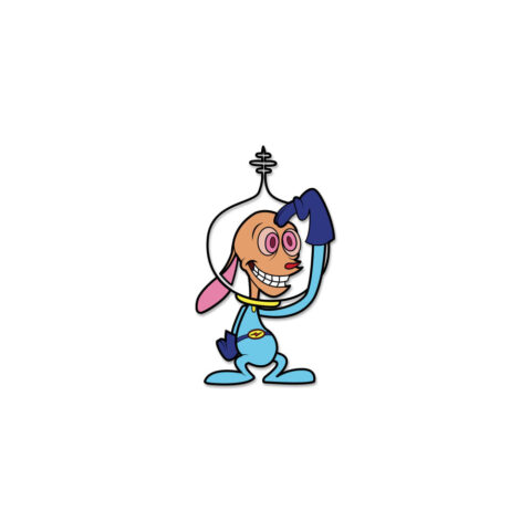 Ren & Stimpy 2″ Enamel Pins by Kidrobot