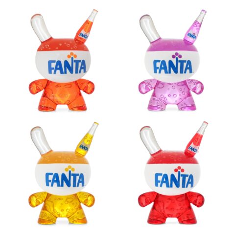 Kidrobot & Fanta 3″ Resin Dunny Art Figure 4-Pack – SOLD OUT!