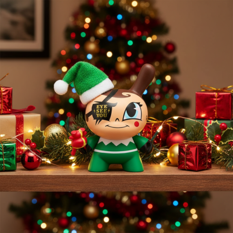 Go Elf Yourself 3″ Holiday Dunny – Nice Edition