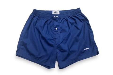 Navy Blue Cotton Boxer Shorts | Size: XL | Colour: Navy Blue