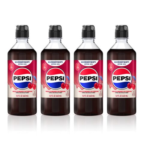 SodaStream Sodastream Pepsi Wild Cherry & Cream 4 Pack Drink Mix 4 x 440ml