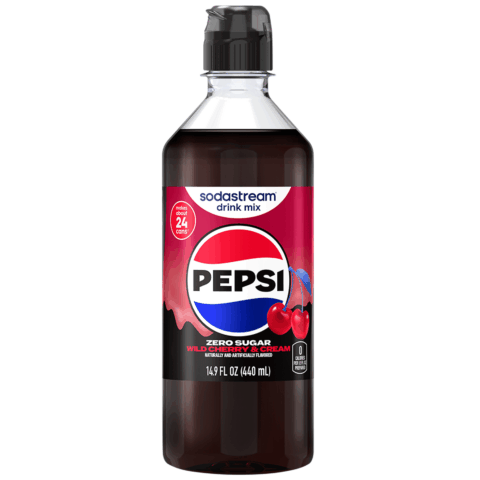 SodaStream Sodastream Pepsi Wild Cherry & Cream Zero Sugar Drink Mix 440ml