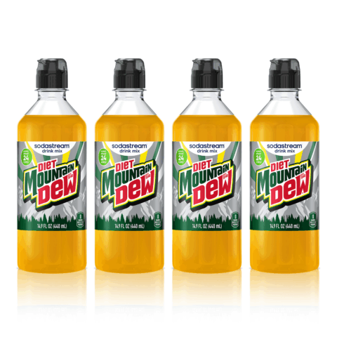 SodaStream Sodastream MTN DEW Diet Drink Mix 4 Pack 440ml