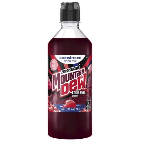 SodaStream Sodastream MTN DEW Code Red Cherry Zero Sugar Drink Mix 440ml