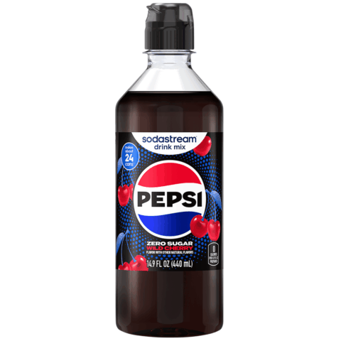 SodaStream Sodastream Pepsi Wild Cherry Zero Sugar Drink Mix 440ml
