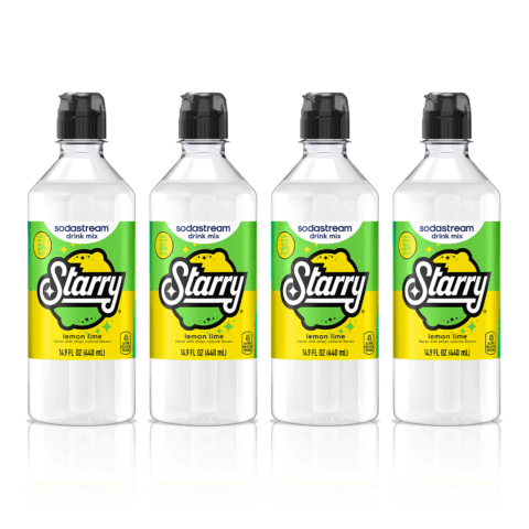 SodaStream Sodastream STARRY Lemon Lime Drink Mix 4 Pack 440ml