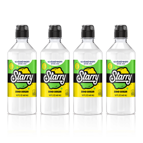 SodaStream Sodastream STARRY Lemon Lime Zero Sugar Drink Mix 4 Pack 440ml