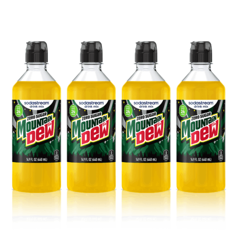 SodaStream Sodastream MTN DEW Zero Sugar Drink Mix 4 Pack 440ml