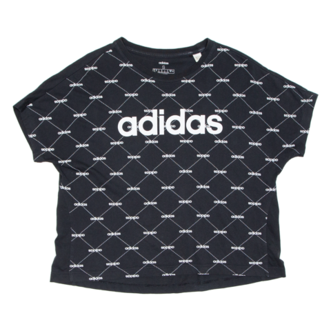 ADIDAS Oversized Womens T-Shirt Black S