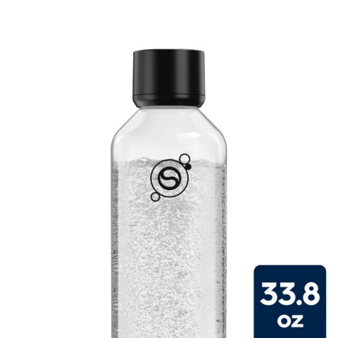 SodaStream Sodastream Fresh Sparkling Water Bottle Black 1L