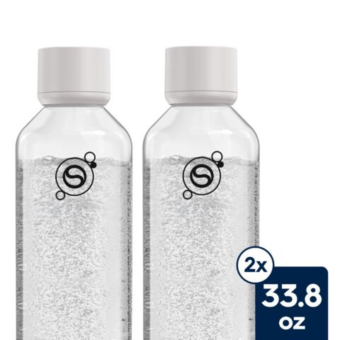SodaStream Sodastream Fresh Sparkling Water Bottle Twin Pack White 1L