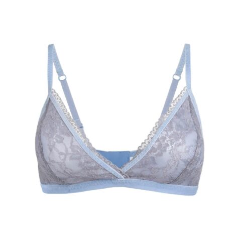 Serenity – Lace Organic Cotton & Silk Bralette | Size: 18