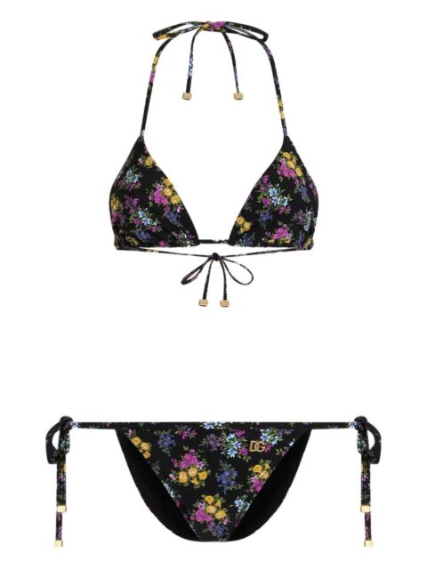 DOLCE & GABBANA Floral Bikini Top