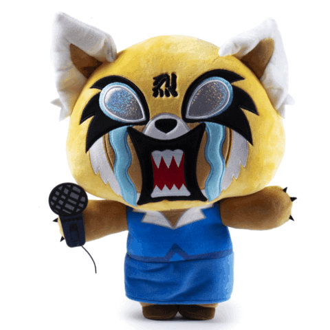 Aggretsuko Rage Hug Me Shake Action Vibrating Plush by Kidrobot