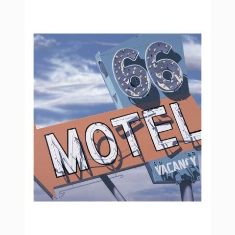 Art Print: 66 Motel by Anthony Ross: 14x11in