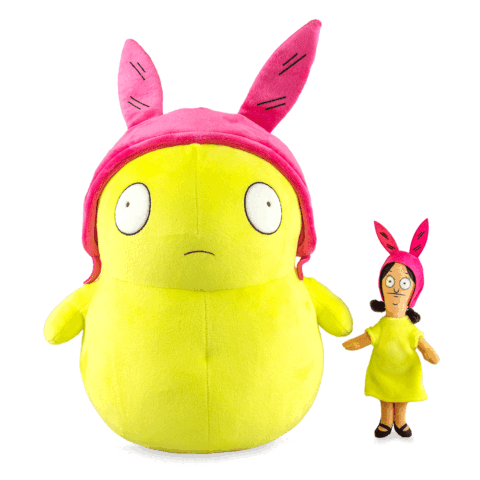 Bob’s Burgers Louise & Kuchi Kopi 16″ Hug Me Plush with Shake Action