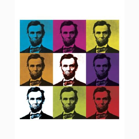 Art Print: Abraham Lincoln by Celebrity Photography: 14x11in