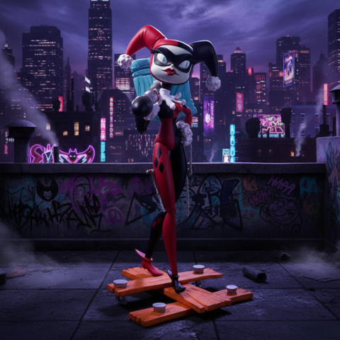 DC Comics Harley Quinn Art Figure by Brandt Peters