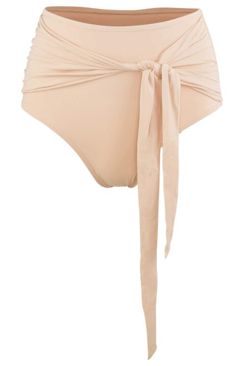 Giovanna High Waisted Bottom in Camel | Size: Small