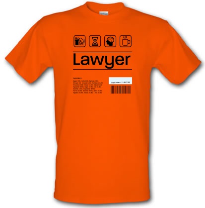 Lawyer Ingredients male t-shirt.