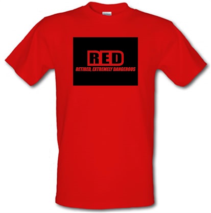RED male t-shirt.