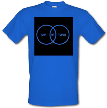 Your Ur You’re male t-shirt.