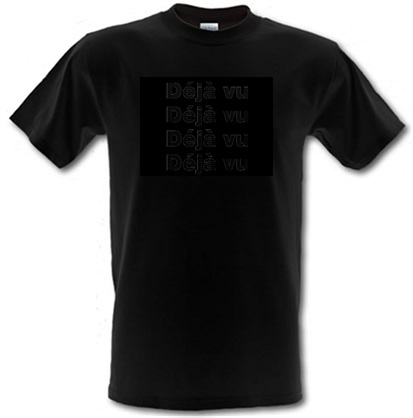 Deja Vu male t-shirt.