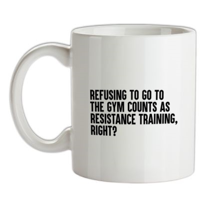 Resistance Training mug.