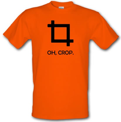 Oh Crop! male t-shirt.