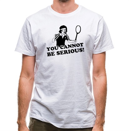John McEnroe – You Cannot Be Serious! classic fit.