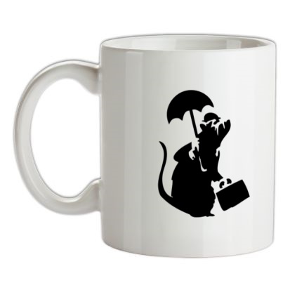 Banksy – Executive Rat mug.