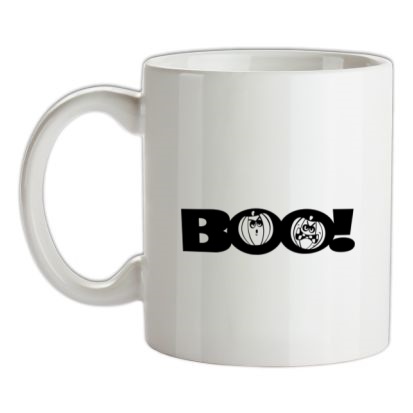 Boo Pumpkin mug.