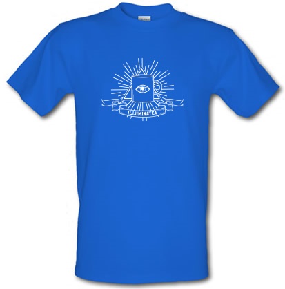 Illuminatea male t-shirt.