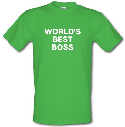 World’s Best Boss male t-shirt.