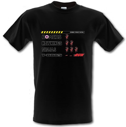 Zombie Ratings male t-shirt.