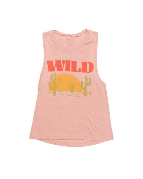 Sunset Chaser Muscle Tank | Rose | Size: M