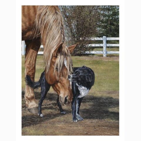 Art Print: A Trusted Friend by Kim Penner: 26x20in