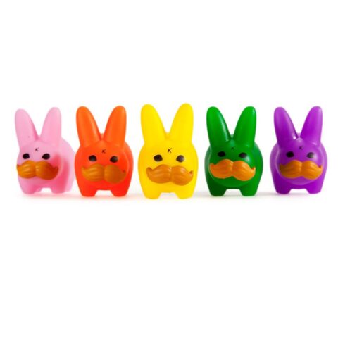 PRIDE ‘Stache Labbit Art Toy 5-Pack