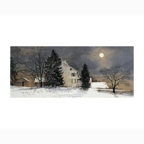 Art Print: A Cold Night by Ray Hendershot: 11x14in