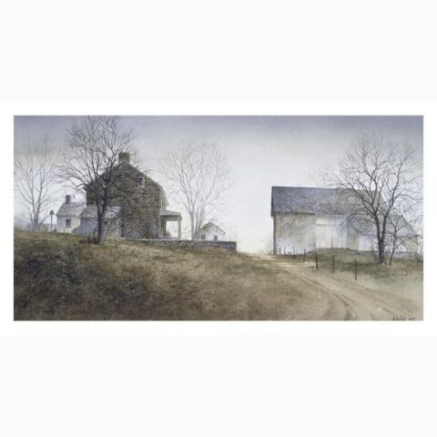 Art Print: A Rural Morning by Ray Hendershot: 17x32in