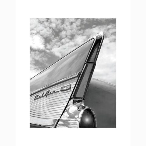 Art Print: '57 Fin by Richard James: 14x11in